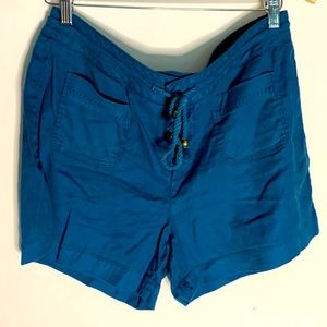 Anthropologie Level 99 blue shorts